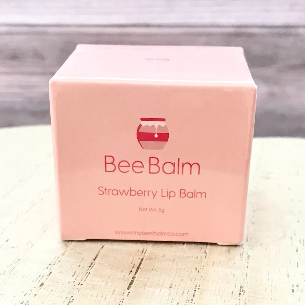 🆕 Bee Balm Strawberry Lip Balm